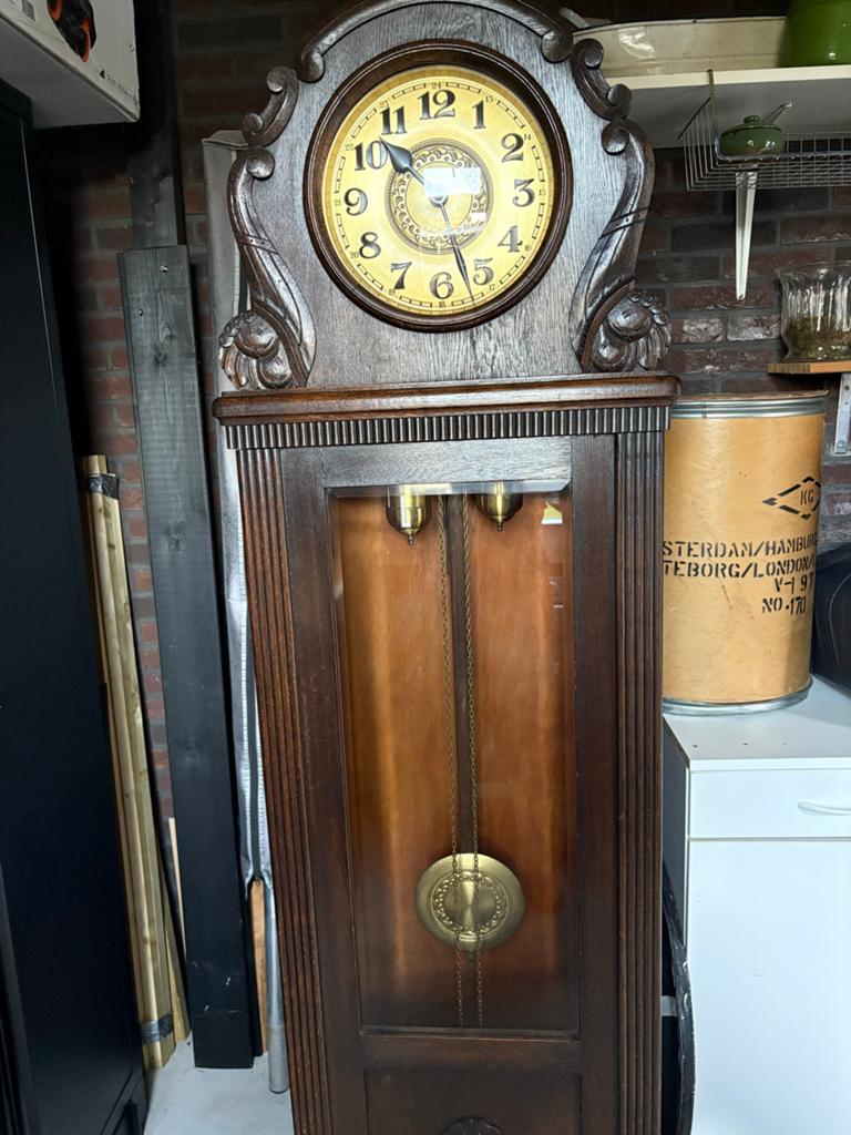 Antieke staande klok - decoratief object, Ophalen