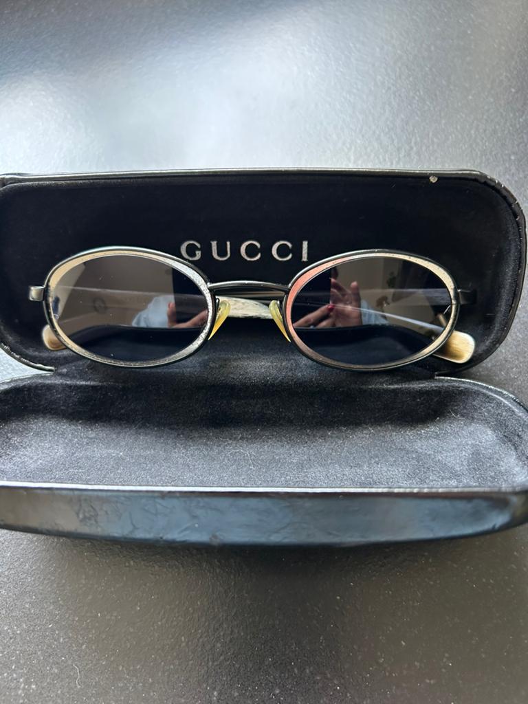 Vintage GUCCI zonnebril, Sieraden, Tassen en Uiterlijk, Zonnebrillen en Brillen | Dames, Overige merken, Gebruikt, Zonnebril, Verzenden