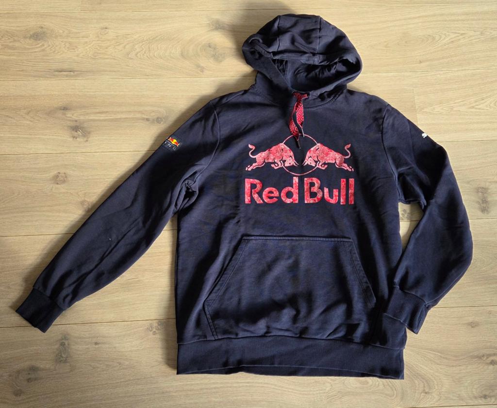 Leuke Max Verstappen sweater maat M, Ophalen of Verzenden, Gedragen, Maat 48/50 (M), Blauw