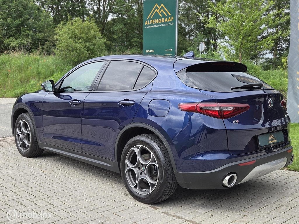 Alfa Romeo Stelvio 2.0 T 280PK Q4 AWD Super Veloce Pack|Keyl, Auto's, Alfa Romeo, Automaat, Zwart, 4 cilinders, Blauw
