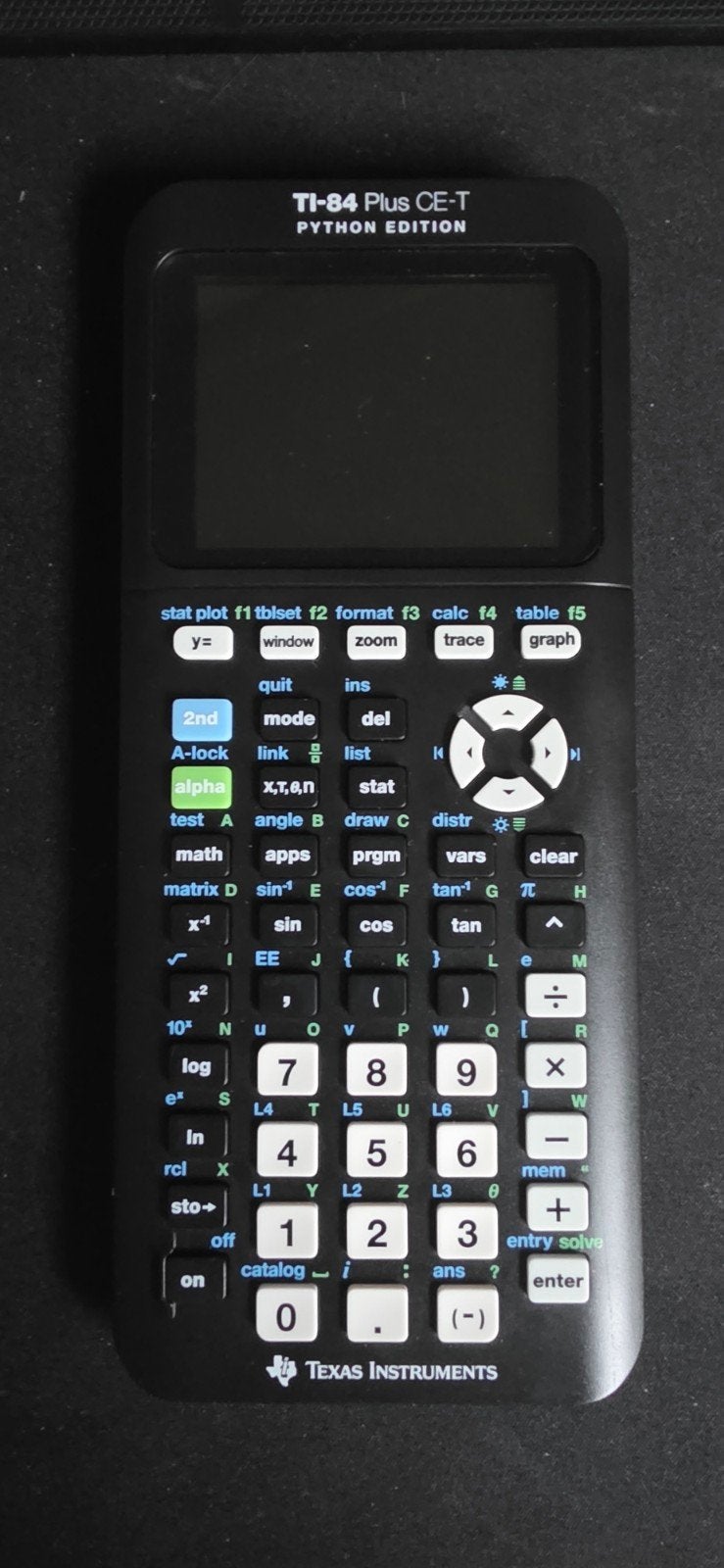 TI-84 Plus CE-T python edition, Ophalen of Verzenden, Grafische rekenmachine, Zo goed als nieuw