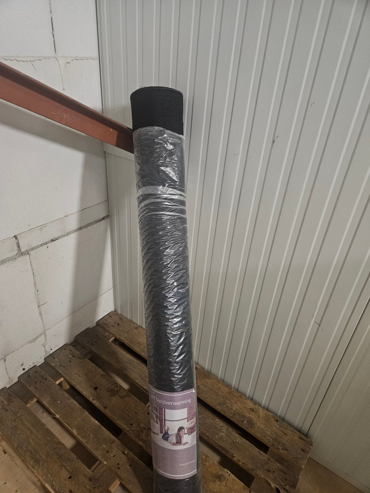 vloerkleed zwart  met verwarming  1.40 m x 1.96m nieuw., Ophalen, Zwart, Rechthoekig, Nieuw