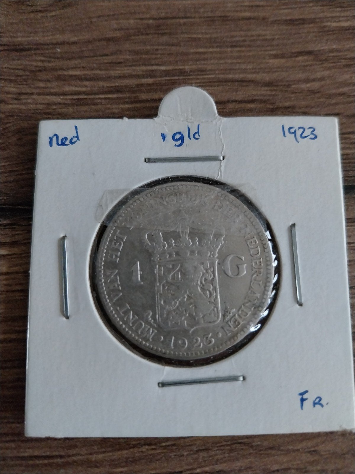 Zilveren 1 Gulden munt Koningin Wilhelmina 1923, Ophalen of Verzenden
