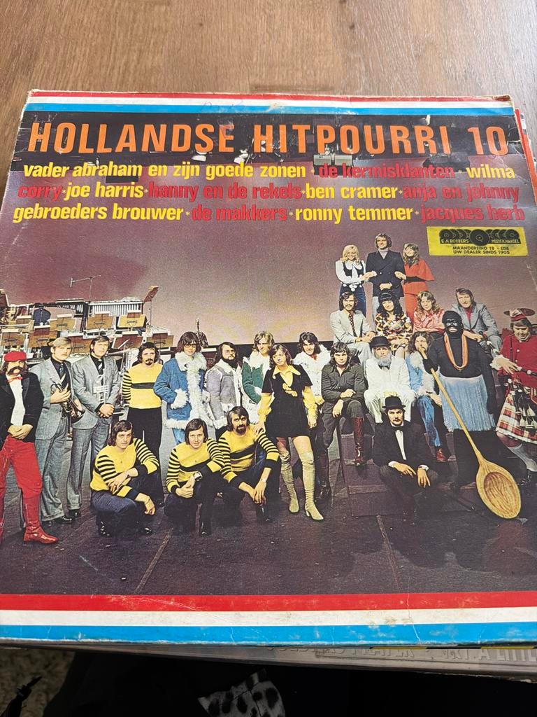 T4.  Hollandse Hitpourri 10 - Diverse Artiesten LP, Ophalen of Verzenden, Gebruikt, 12 inch, Levenslied of Smartlap