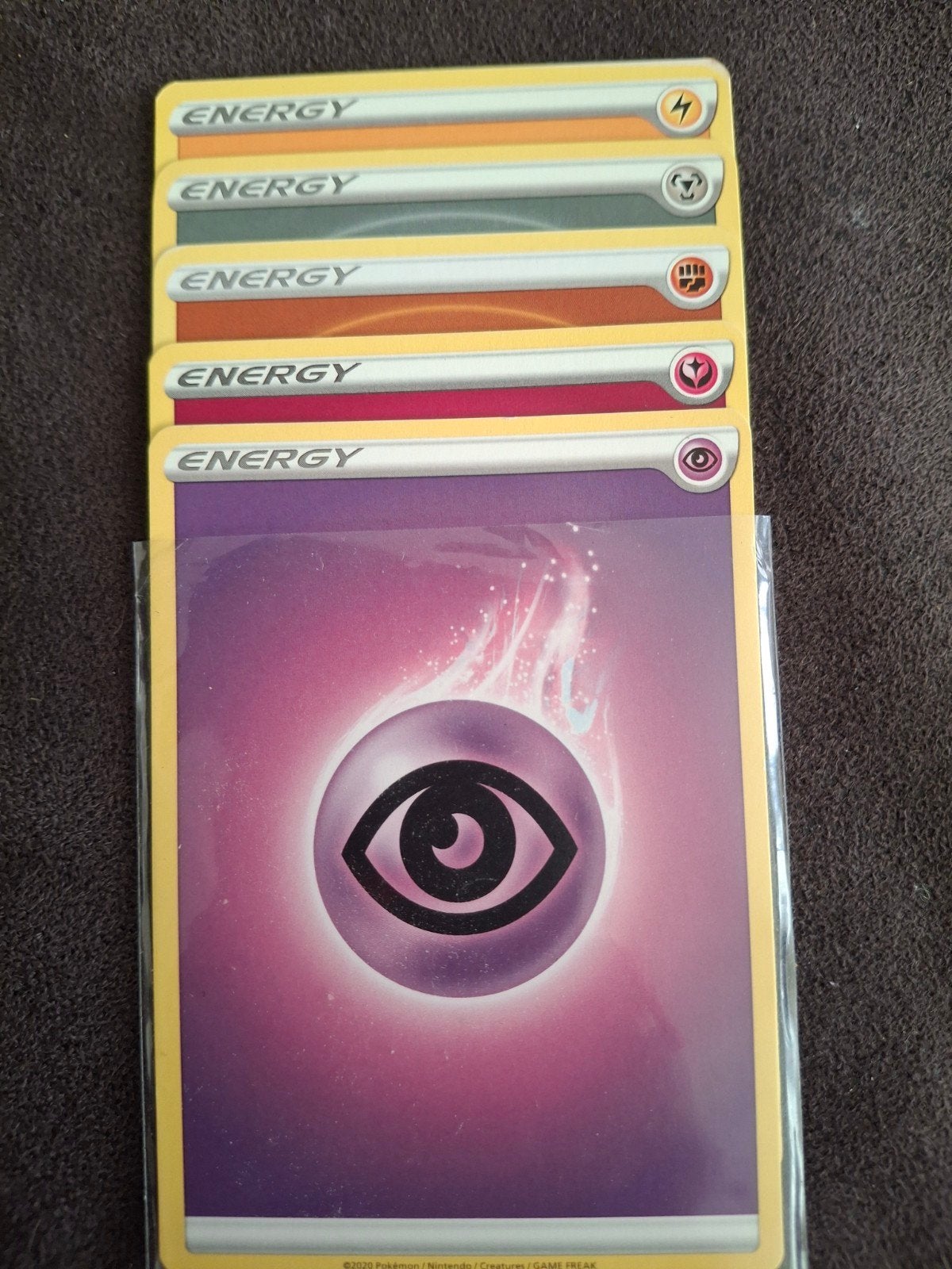 Pokémon Energy Kaarten Set (5 stuks), Ophalen of Verzenden, Zo goed als nieuw, Meerdere kaarten
