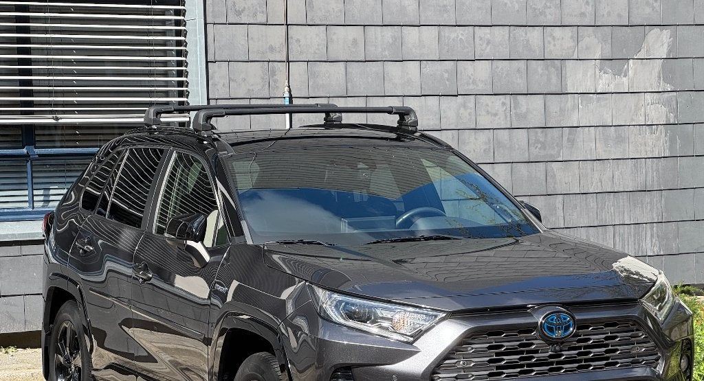 Thule WingBar Edge Zwart Dakdragers Toyota RAV4 5e Gen, Ophalen, Zo goed als nieuw