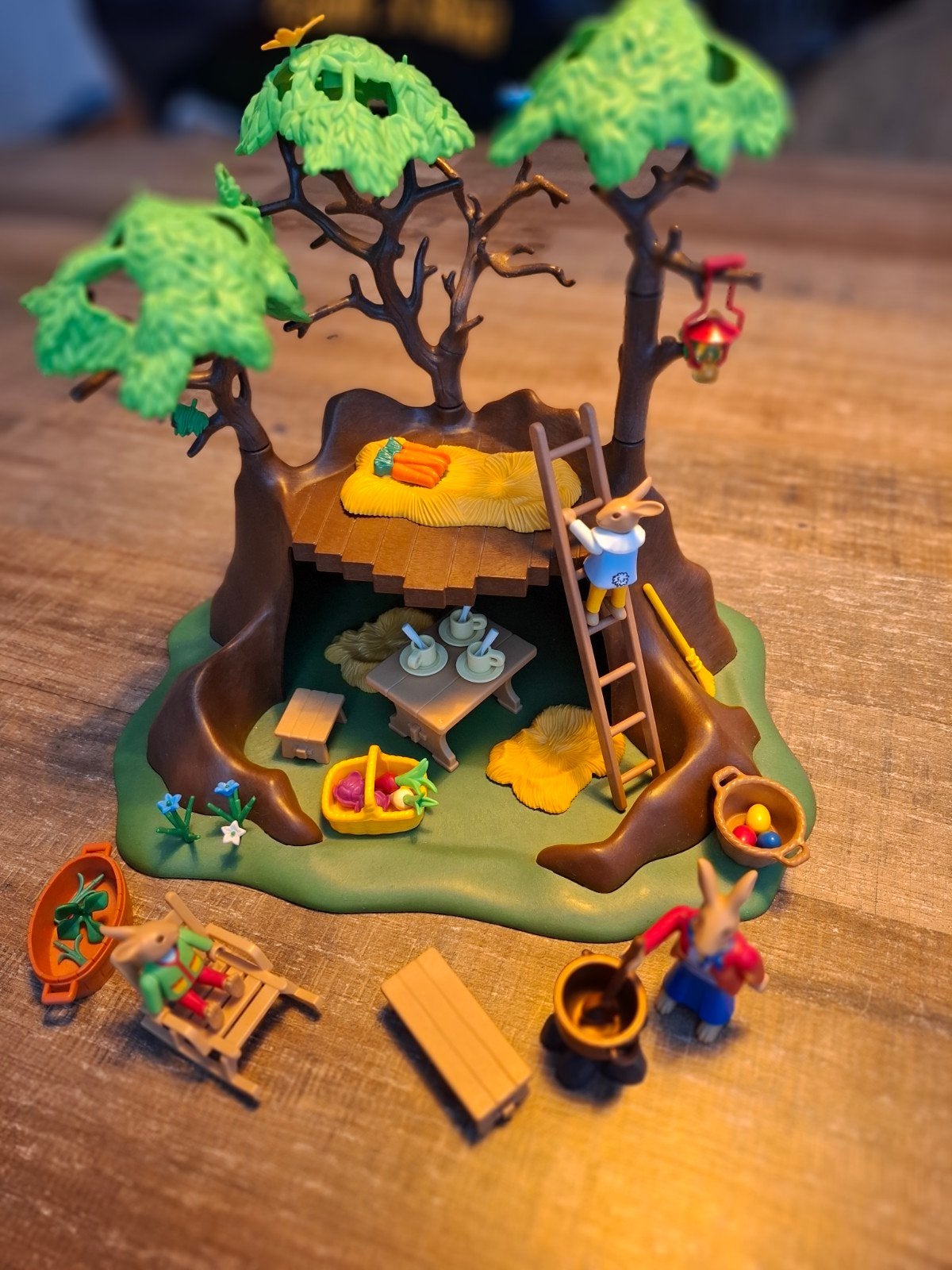 Playmobil 4460 Paashaas Boomhuis set uit 2008, Kinderen en Baby's, Ophalen, Complete set, Overige typen, Zo goed als nieuw