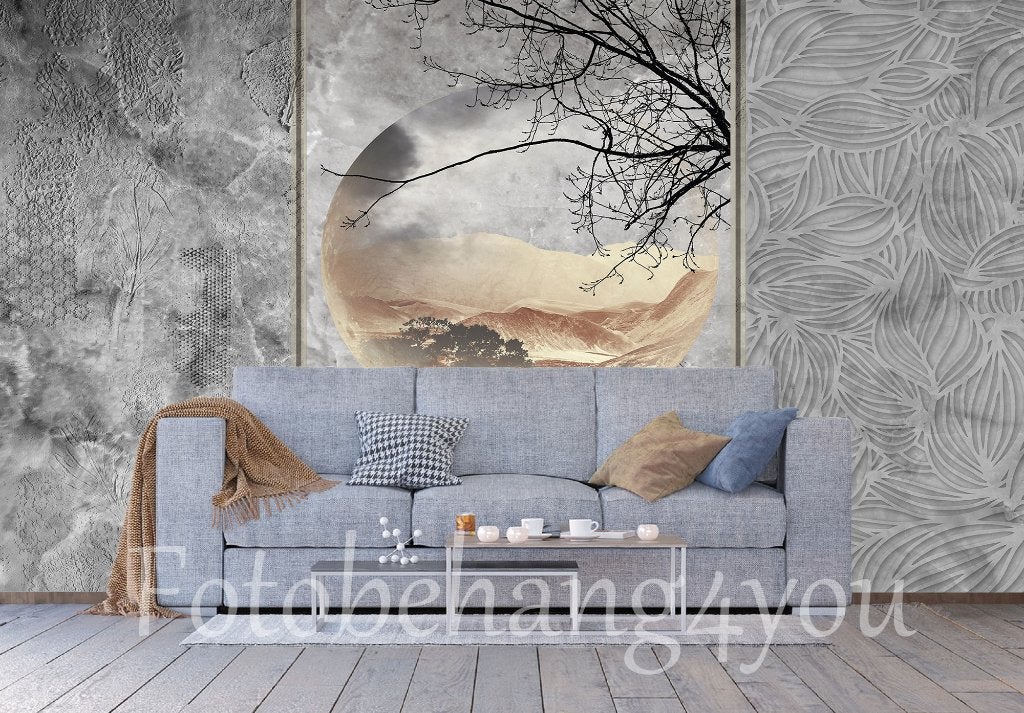 Beton fotobehang Fantasy, Industrieel behang, Fotobehang4you, Verzenden, Fotobehang