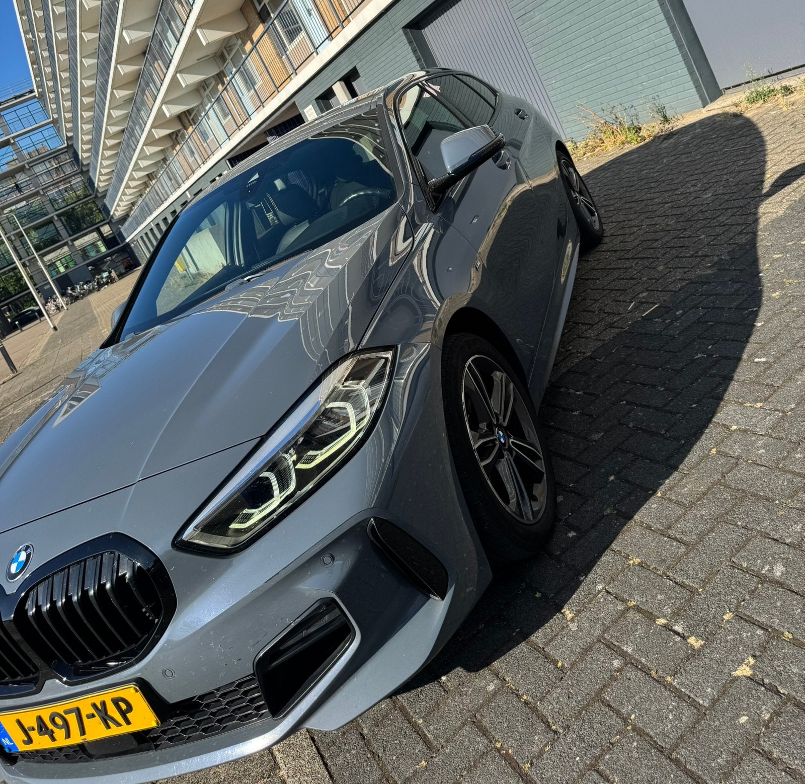 BMW 1-Serie 118i 140pk Aut 2020 M sport NAP!, 1295 kg, Leder en Stof, Origineel Nederlands, Parkeersensor
