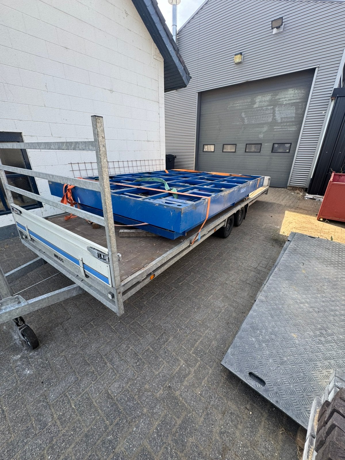 Industriële hydraulische schaarheftafel 6.000 kg, Ophalen