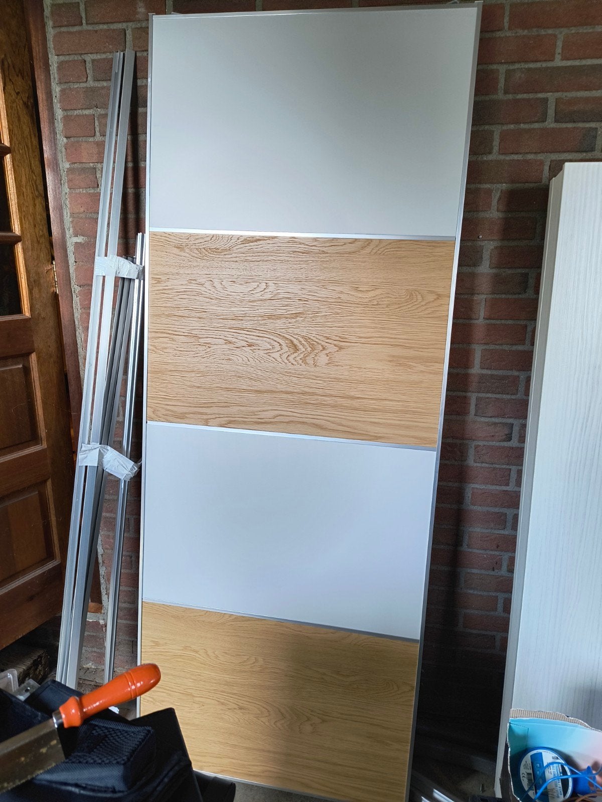 Schuifdeuren voor lage paxkast van 201 cm, Ophalen, Binnendeur, 200 tot 215 cm