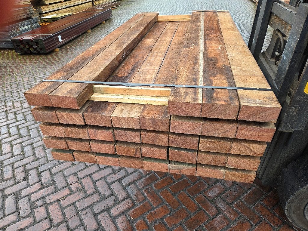 Hardhout 6.0x12.0 cm 1.90 m lang - nr: HB69, Ophalen, Minder dan 180 cm, Overige typen, Hardhout