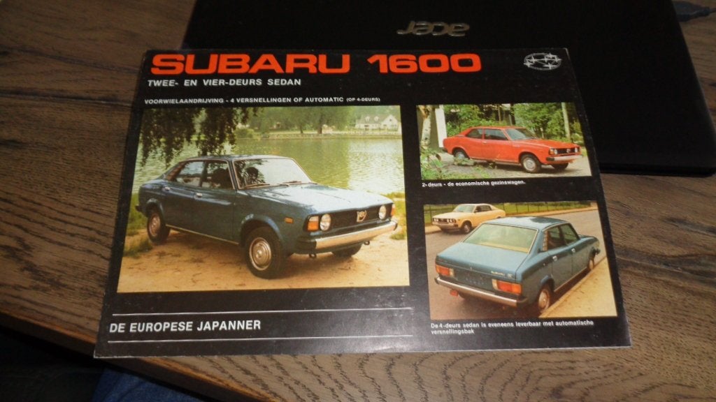Folder  SUBARU  1600, Verzenden, Zo goed als nieuw, Overige merken
