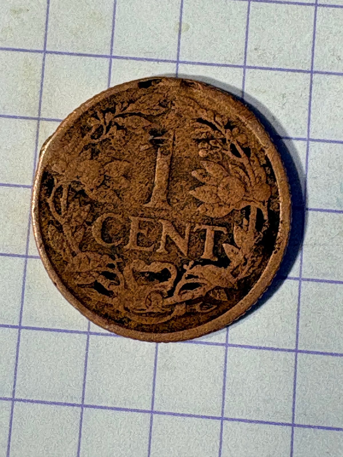 Nederland 1 Cent 1918 Koningin Wilhelmina, Ophalen of Verzenden, Koningin Wilhelmina, 1 cent, Losse munt