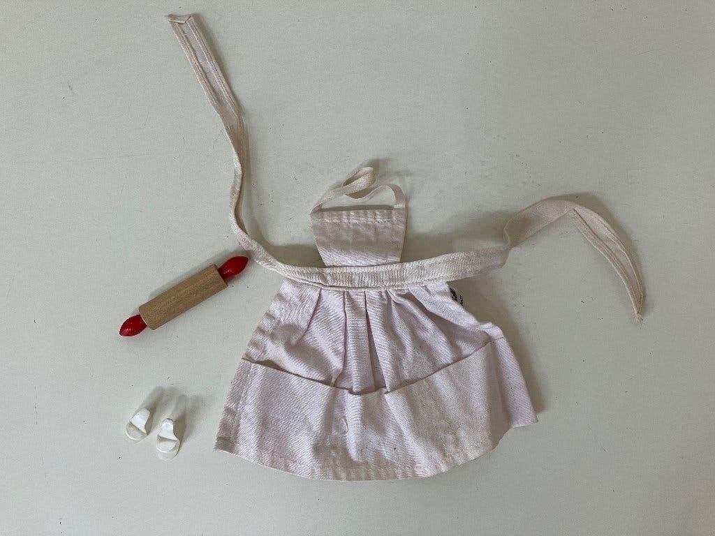 BARBIE pop doll clothes Mattel #962 BARBIE Q 1959 JAPAN, Verzamelen, Ophalen of Verzenden, Gebruikt, Pop