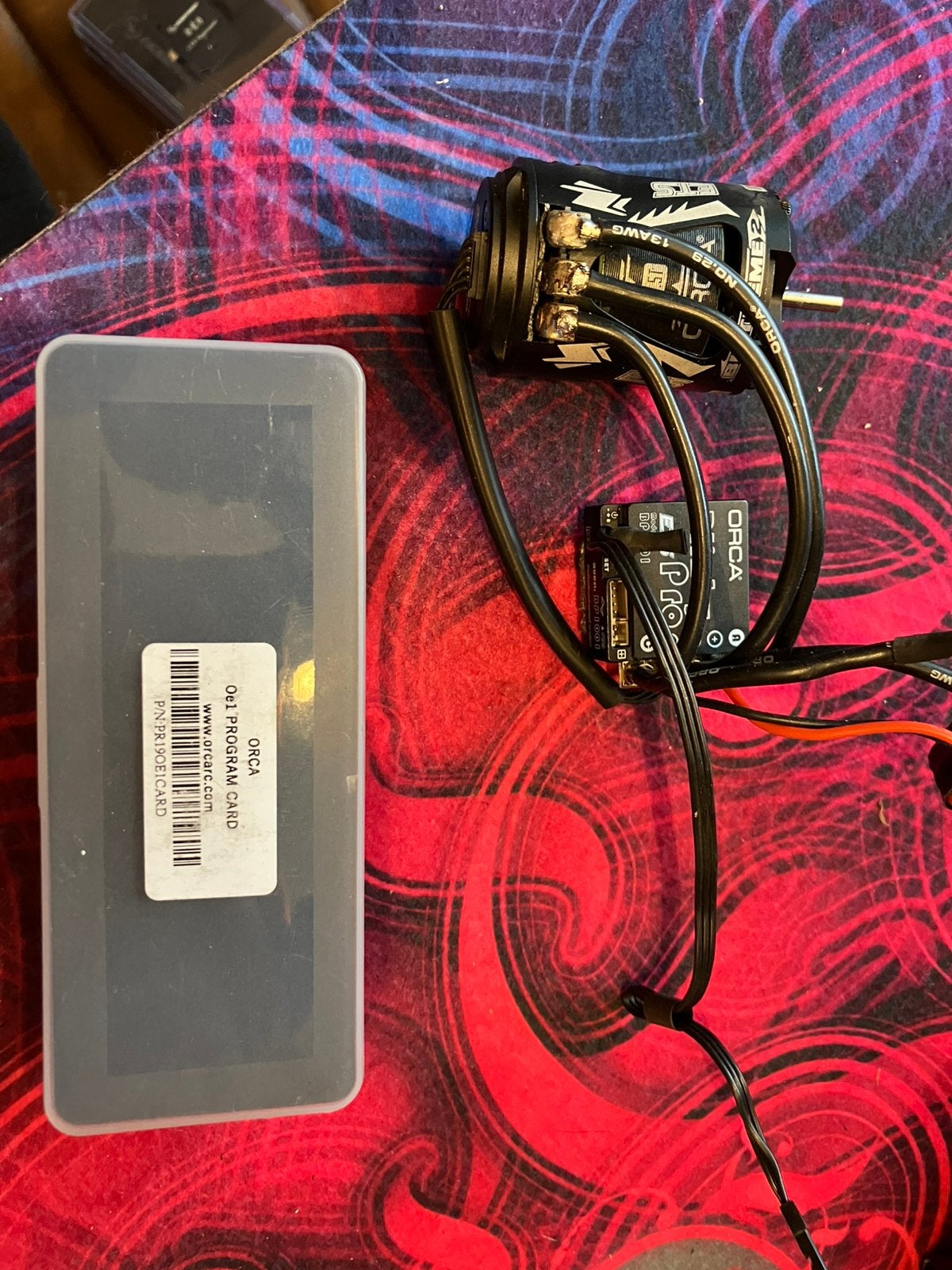 17.5T orca Motor, Blinky ESC en Program Box Set, Ophalen of Verzenden, Gebruikt, Elektro, Onderdeel