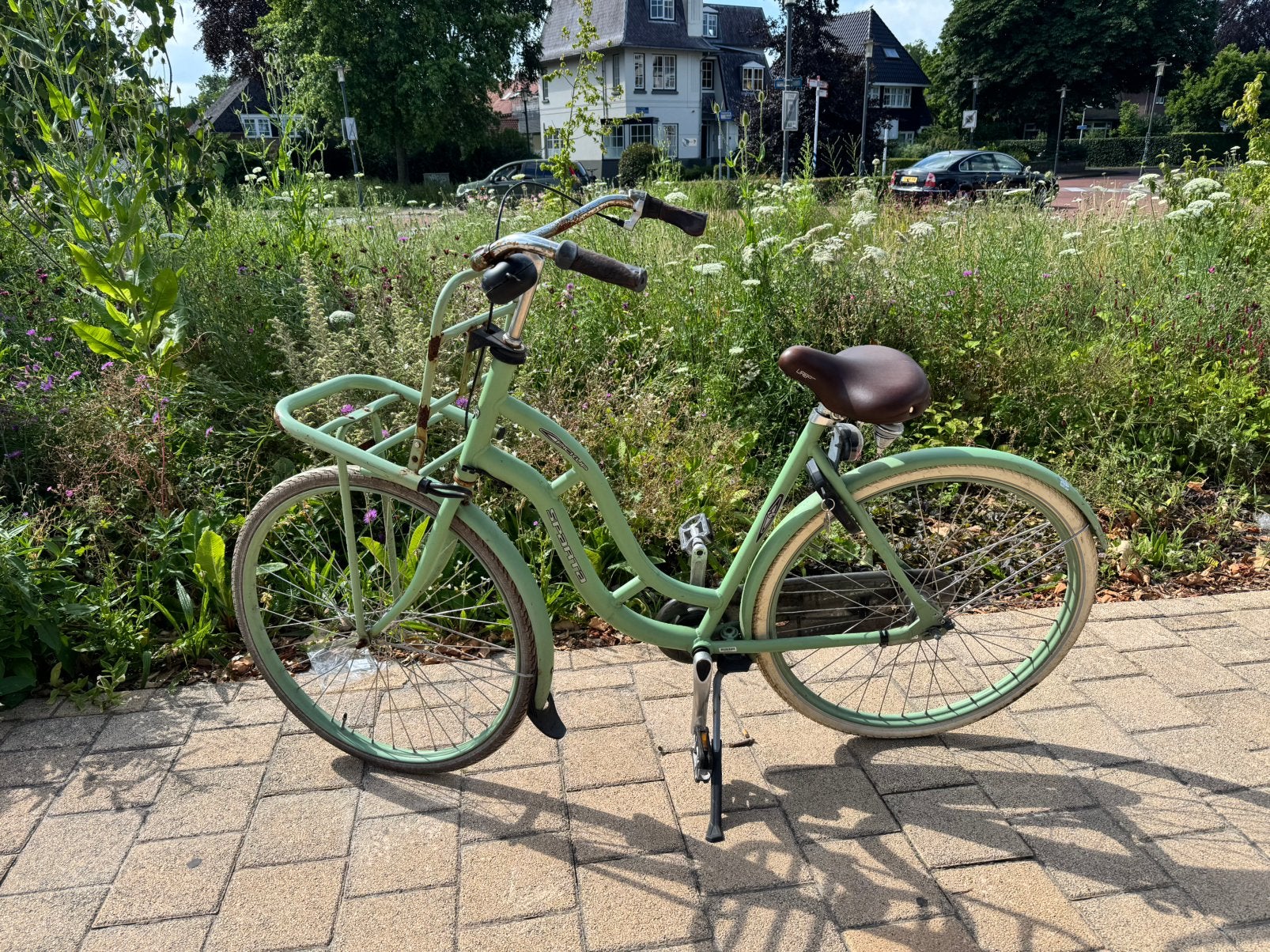Sparta stadionsfiets, Fietsen en Brommers, Ophalen, Terugtraprem, Sparta, Gebruikt
