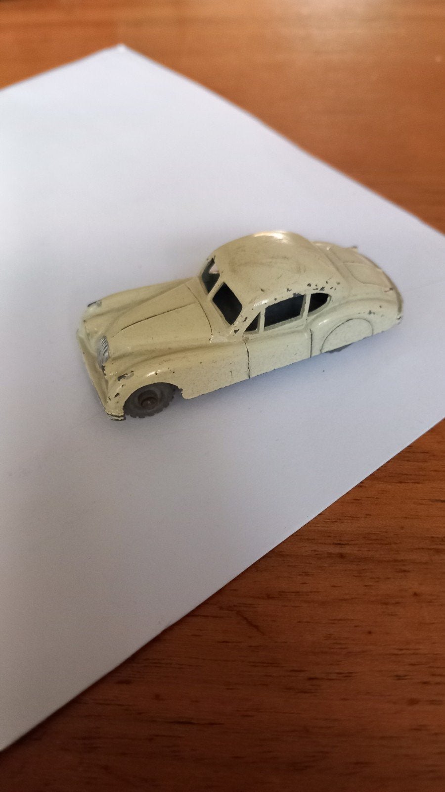 Vintage diecast metal lesney Jaguar XK120 No. 32 Speelgoedau, Ophalen, Gebruikt, Auto