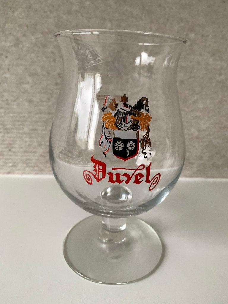 Duvel Glas Moortgat 135 Jaar 2006, Ophalen of Verzenden, Zo goed als nieuw, Glas of Glazen, Duvel