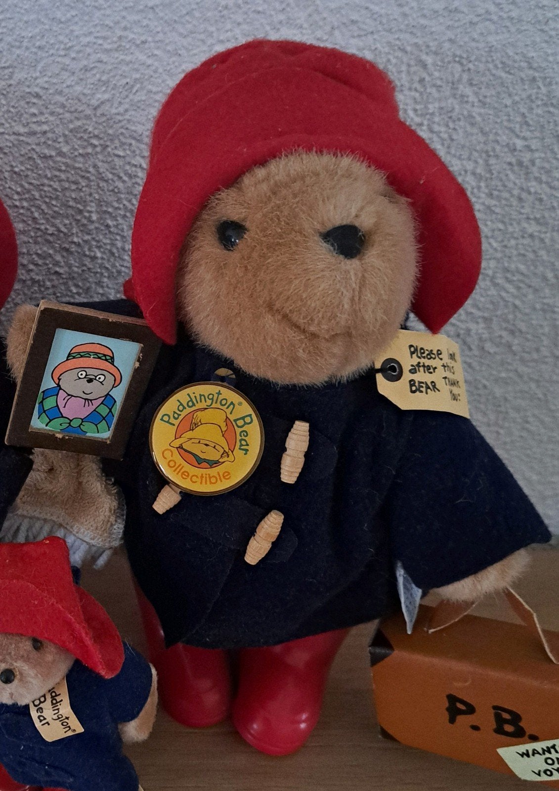 Vintage Paddington Beer Eden Toys compleet koffer & label, Ophalen of Verzenden, Gebruikt, Stoffen beer, Overige merken