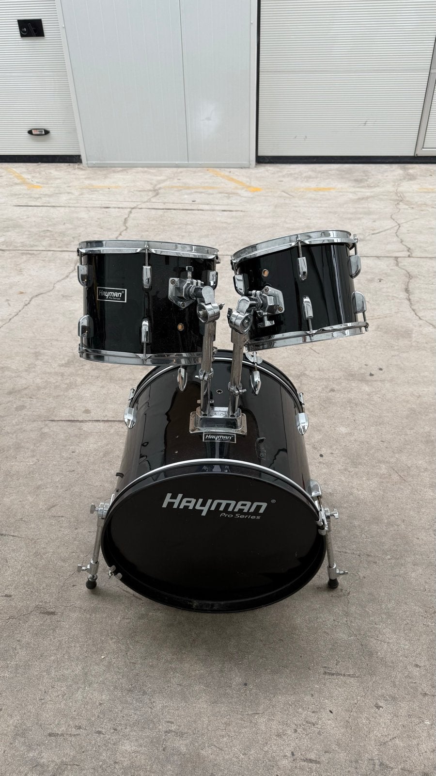 Hayman Pro Series Drumstel Deel - Bassdrum en Twee Toms, Ophalen, Gebruikt, Trommel