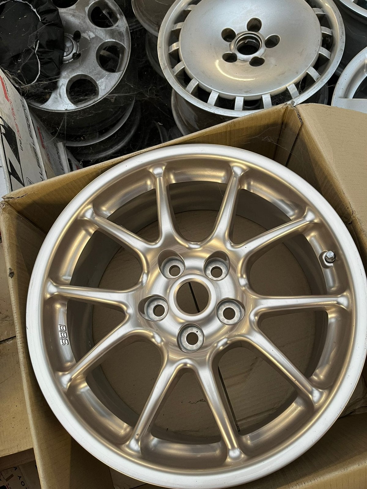 100% Nieuwe Jaguar BBS RK 023 Velgenset 18" (Oyster / NOS), Auto-onderdelen, Banden en Velgen, Ophalen, 18 inch, Velg(en), Nieuw
