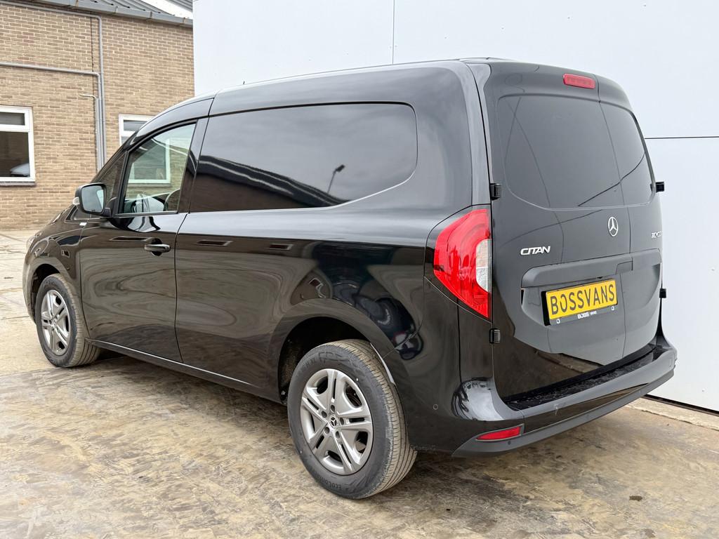 Mercedes-Benz Citan 110 CDI Automaat L1 Airco Carplay Cruise, Auto's, Bestelauto's, Stof, Gebruikt, Zwart, Zwart