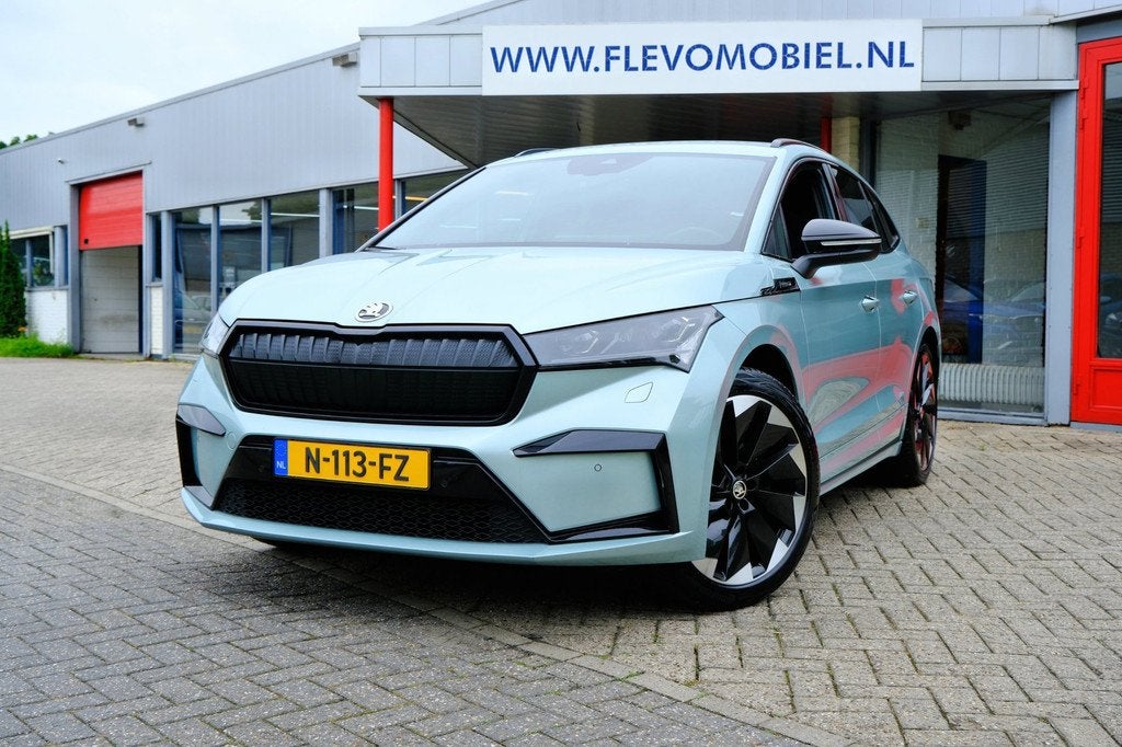 Skoda Enyaq iV 60 Sportline Aut. Navi|Clima|Cam|LMV|Adapt.Cr, Auto's, Skoda, Bedrijf, Te koop, Enyaq, 360° camera, ABS, Achteruitrijcamera