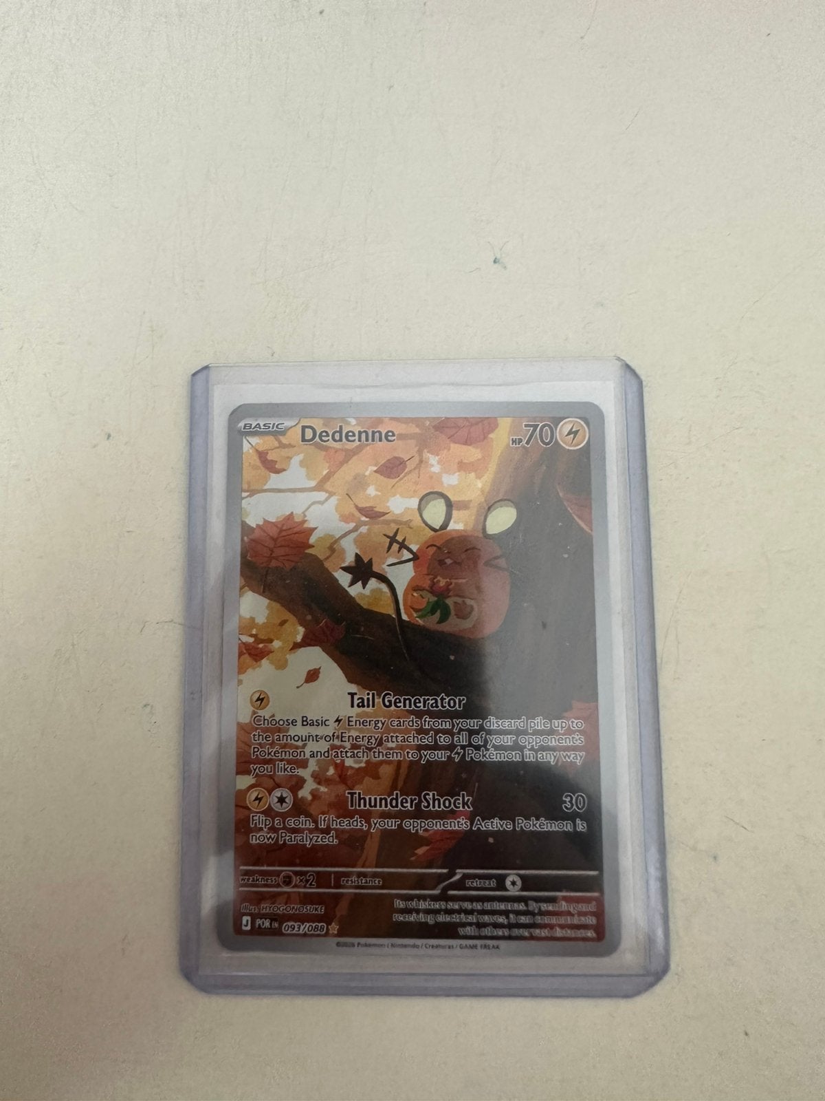 Dedenne IR 93/88 - Perfect Order, Hobby en Vrije tijd, Verzamelkaartspellen | Pokémon, Ophalen of Verzenden, Zo goed als nieuw