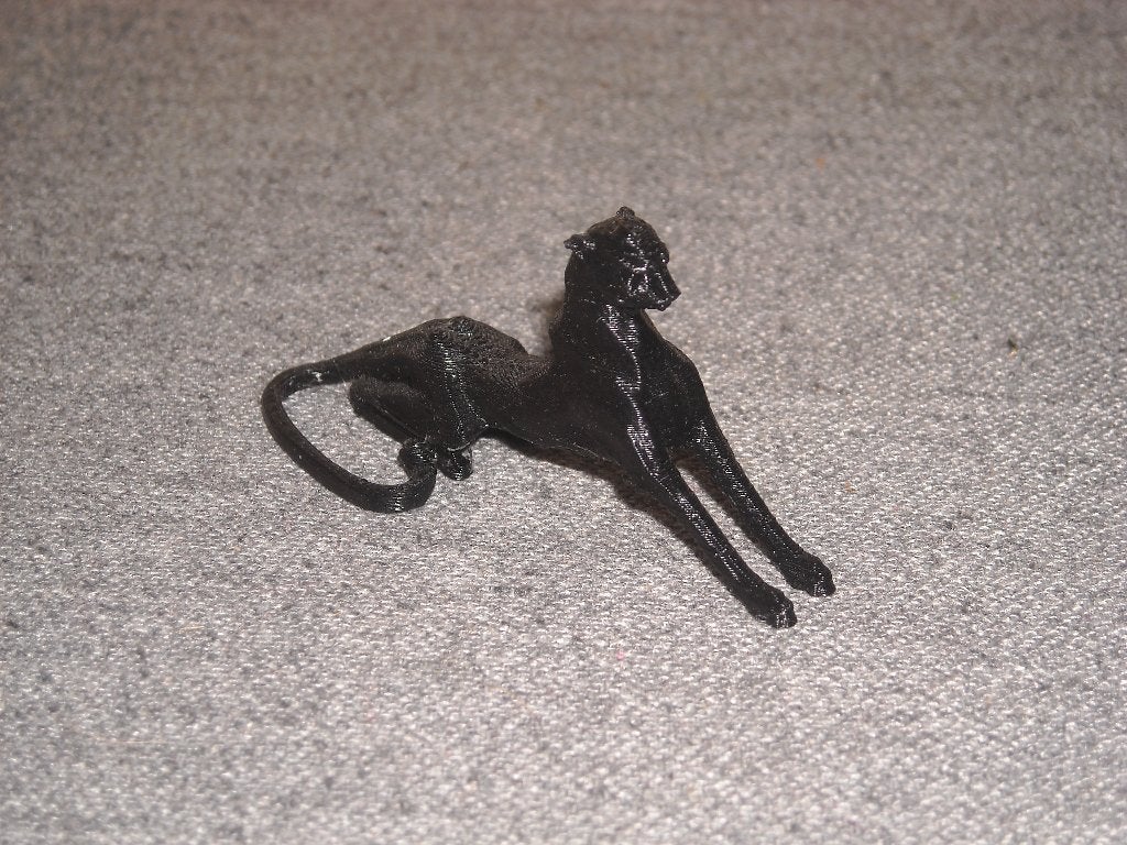 Panter 3D-geprint, Ophalen of Verzenden, Gebruikt, Poppenhuis