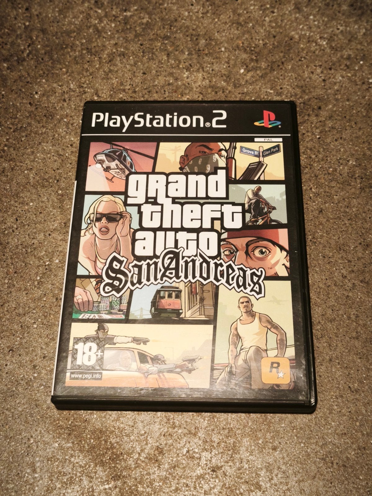 Grand Theft Auto San Andreas PlayStation 2, Avontuur en Actie, Gebruikt, Vanaf 18 jaar, 1 speler