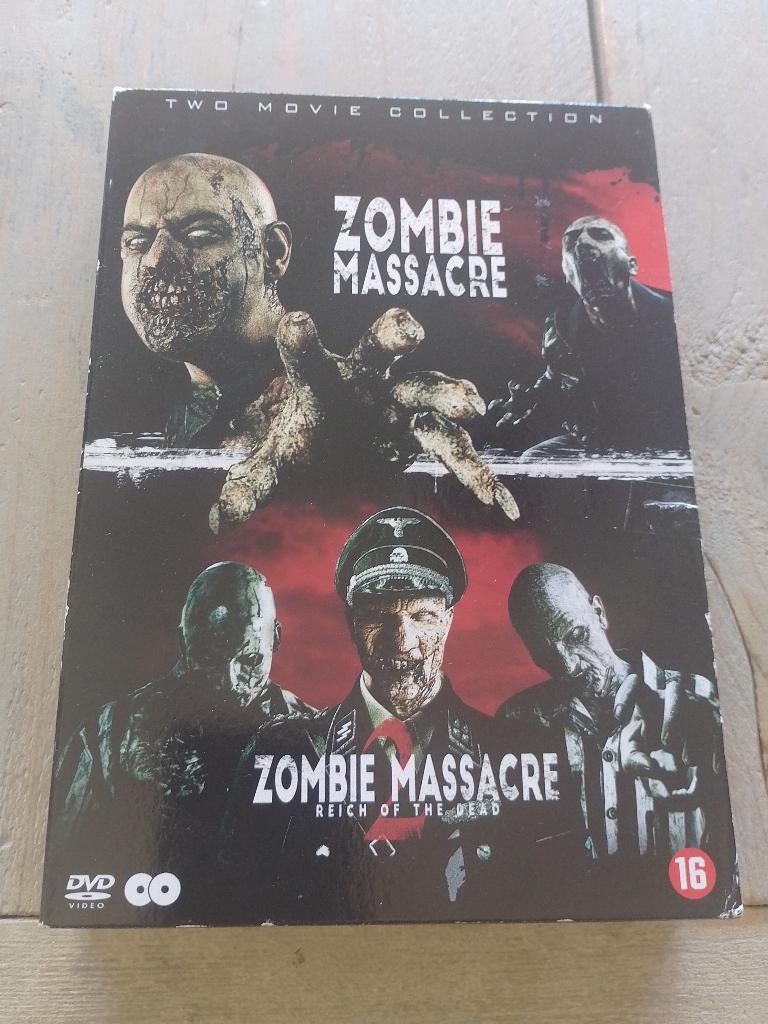 Zombie Massacre 1 en 2 - dvd, Alle leeftijden, Ophalen of Verzenden, Zo goed als nieuw, Overige genres