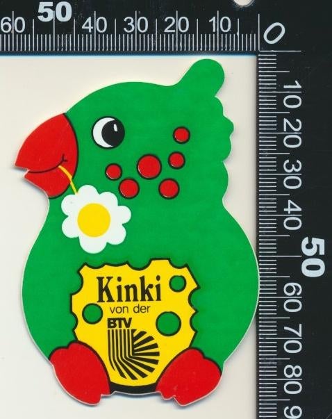 Sticker: BTV - Kinki, Ophalen of Verzenden, Zo goed als nieuw, Bedrijf of Vereniging