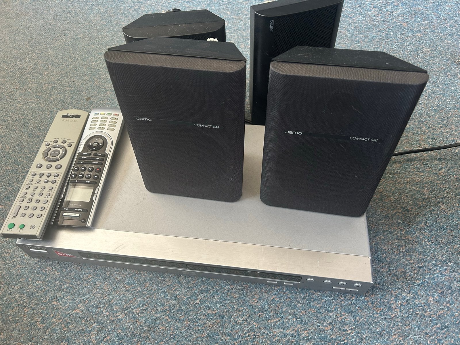 Jamo Compact Sat 5.1 Home Cinema Set met DVD-speler, Gebruikt, 70 watt of meer, 5.1-systeem, Dvd-speler