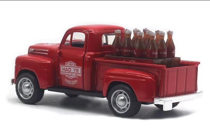 Mooie auto van metaal met een kratje Coca Cola, Verzamelen, Ophalen of Verzenden, Nieuw, Poppenhuis