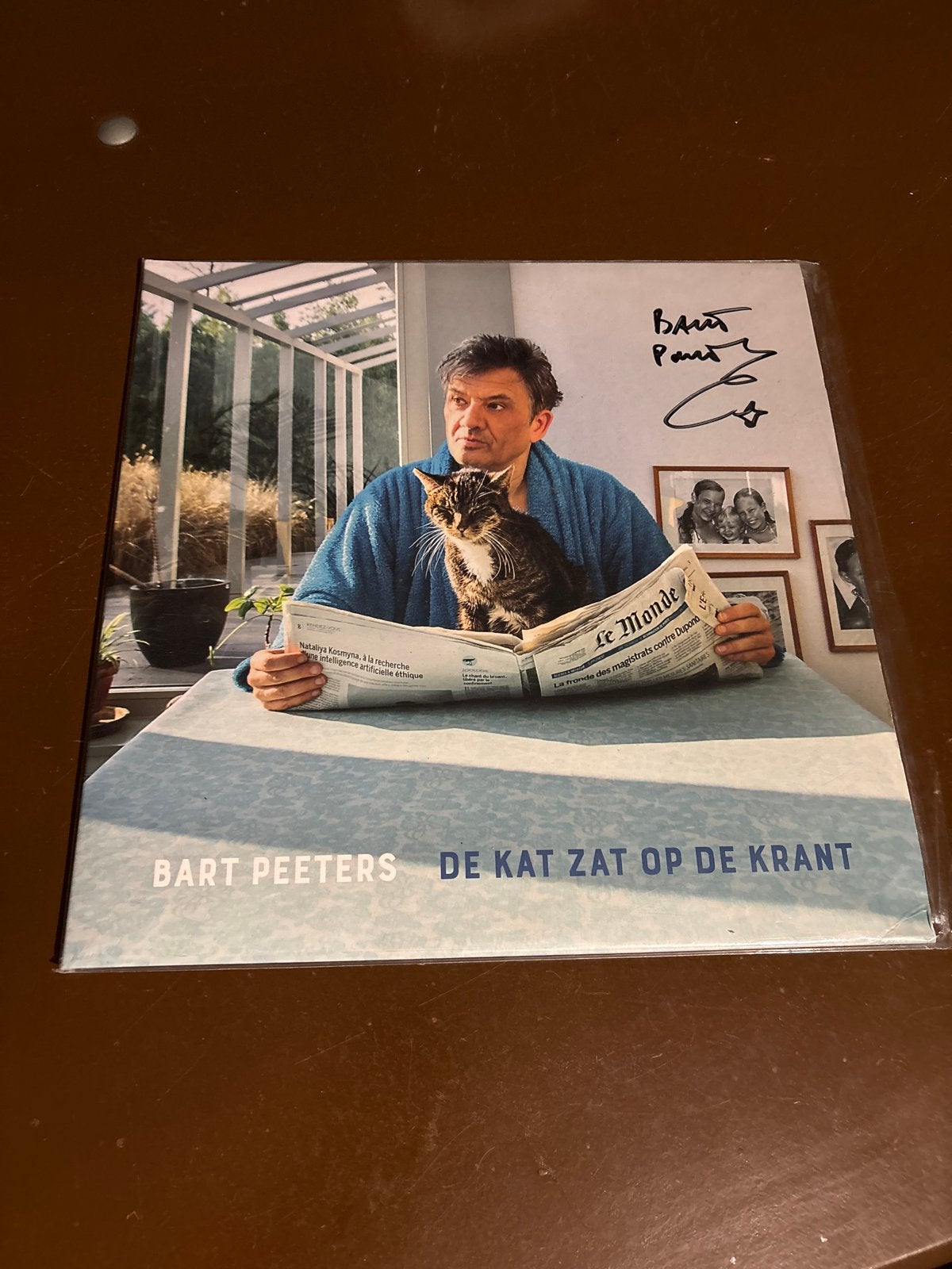 Bart Peeters - De Kat Zat Op De Krant (Gesigneerd), Cd's en Dvd's, Ophalen of Verzenden, Zo goed als nieuw, 12 inch