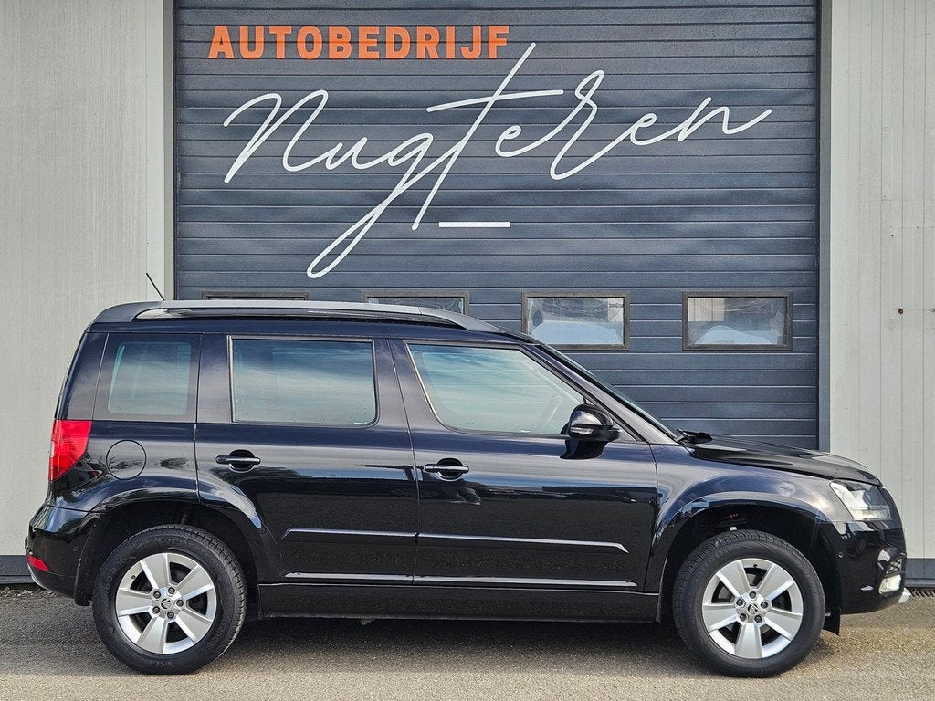 Skoda Yeti 1.4 TSI Ambition|Automaat|Trekhaak|Cruise, Auto's, Skoda, Euro 5, Gebruikt, Zwart, 4 cilinders