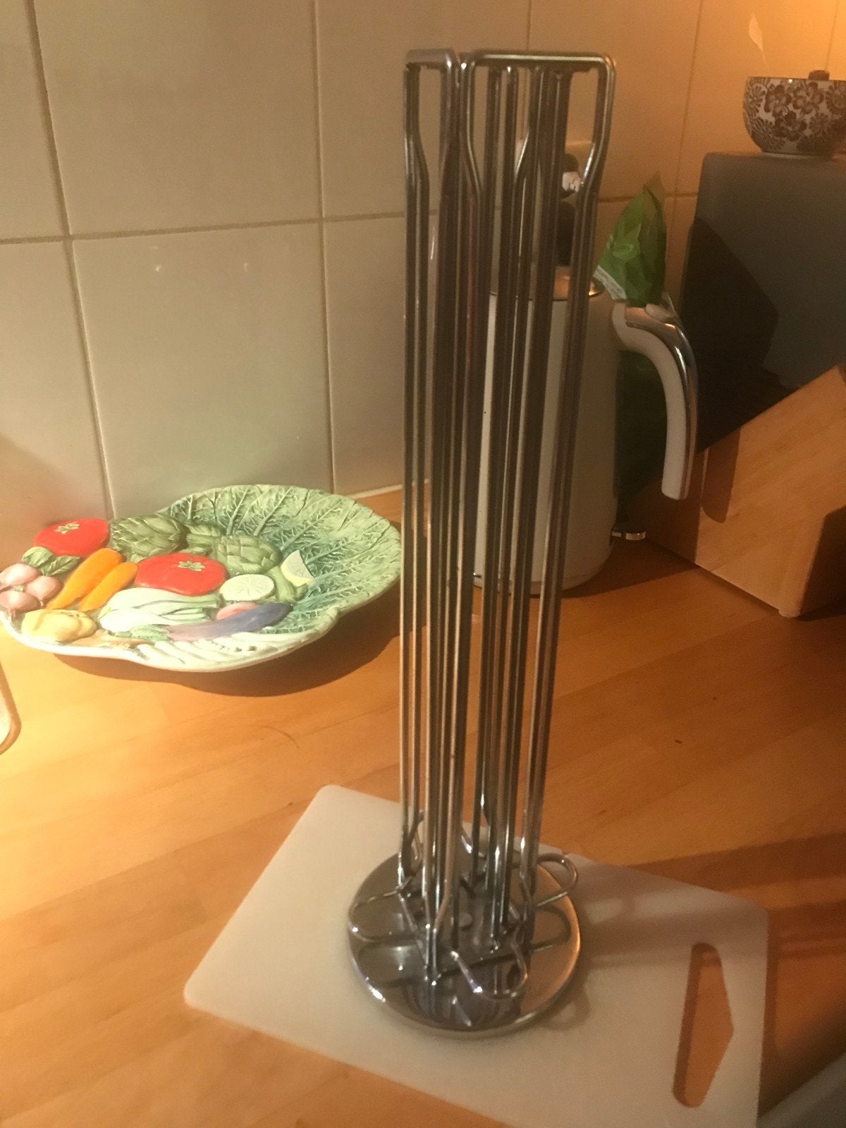 Bredemeijer Nespresso capsulehouder - Zo goed als nieuw, Ophalen, Overige typen, Bredemeijer, Zilver