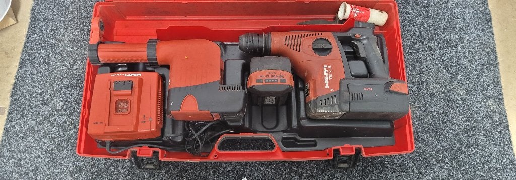 Hilti TE 4-A22 Accu Boorhamer met Accu en Oplader, Boor- en/of Breekhamer, Ophalen of Verzenden, Klopboormechanisme, Gebruikt