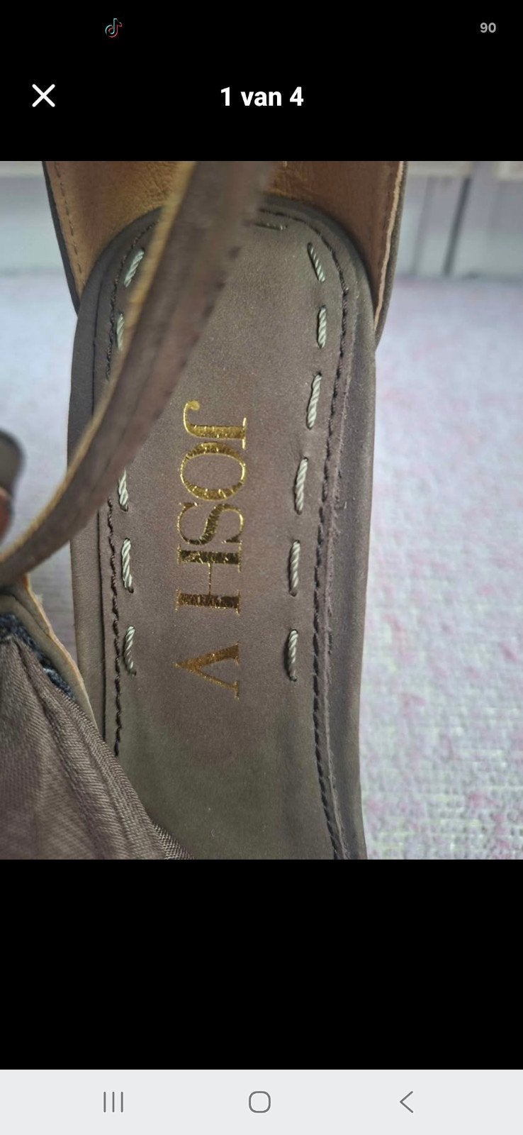 Josh V Hakken Maat 37 - nieuw, Bruin, Ophalen of Verzenden, Zo goed als nieuw, Schoenen met hoge hakken
