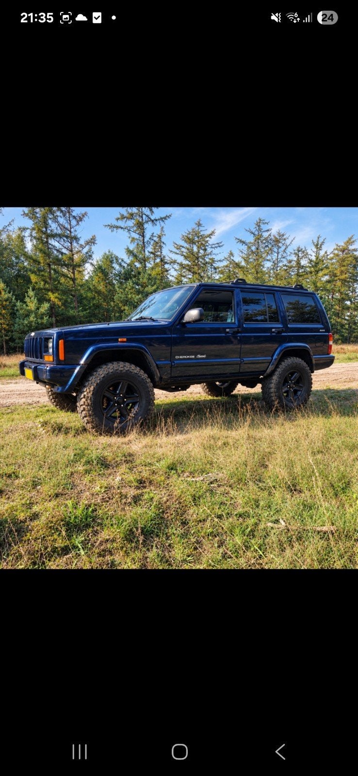 Jeep Cherokee xj 4.0 I AUT 2000 Blauw, Blauw, Origineel Nederlands, 3960 cc, Vierwielaandrijving