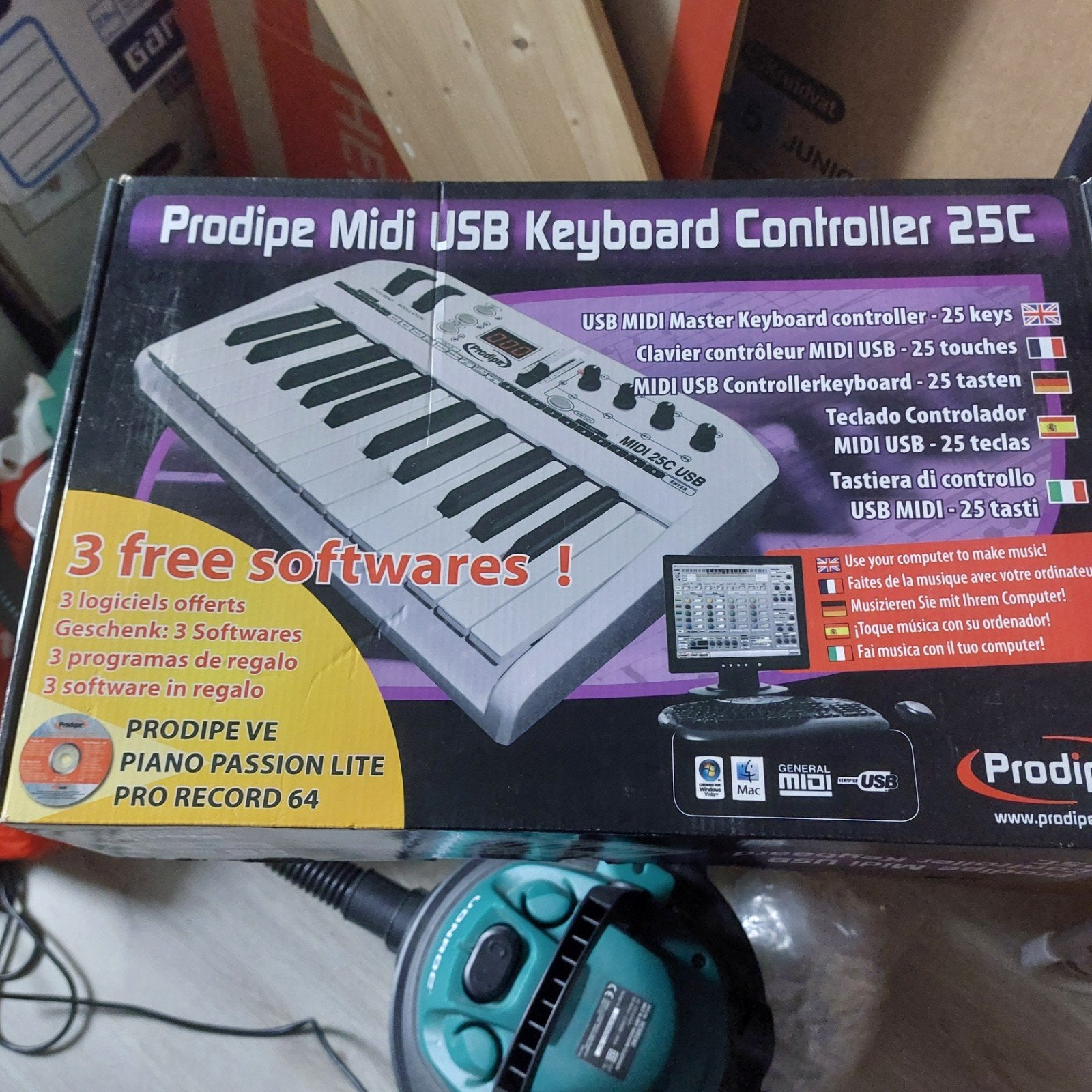 Prodipe Midi USB Keyboard Controller 25C, Overige merken, Midi-aansluiting, Nieuw, Overige aantallen