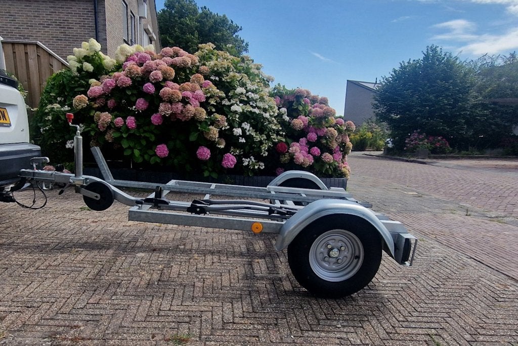 aanhanger (zgan) voor Nihola bakfiets + fiets, Ophalen, Zo goed als nieuw