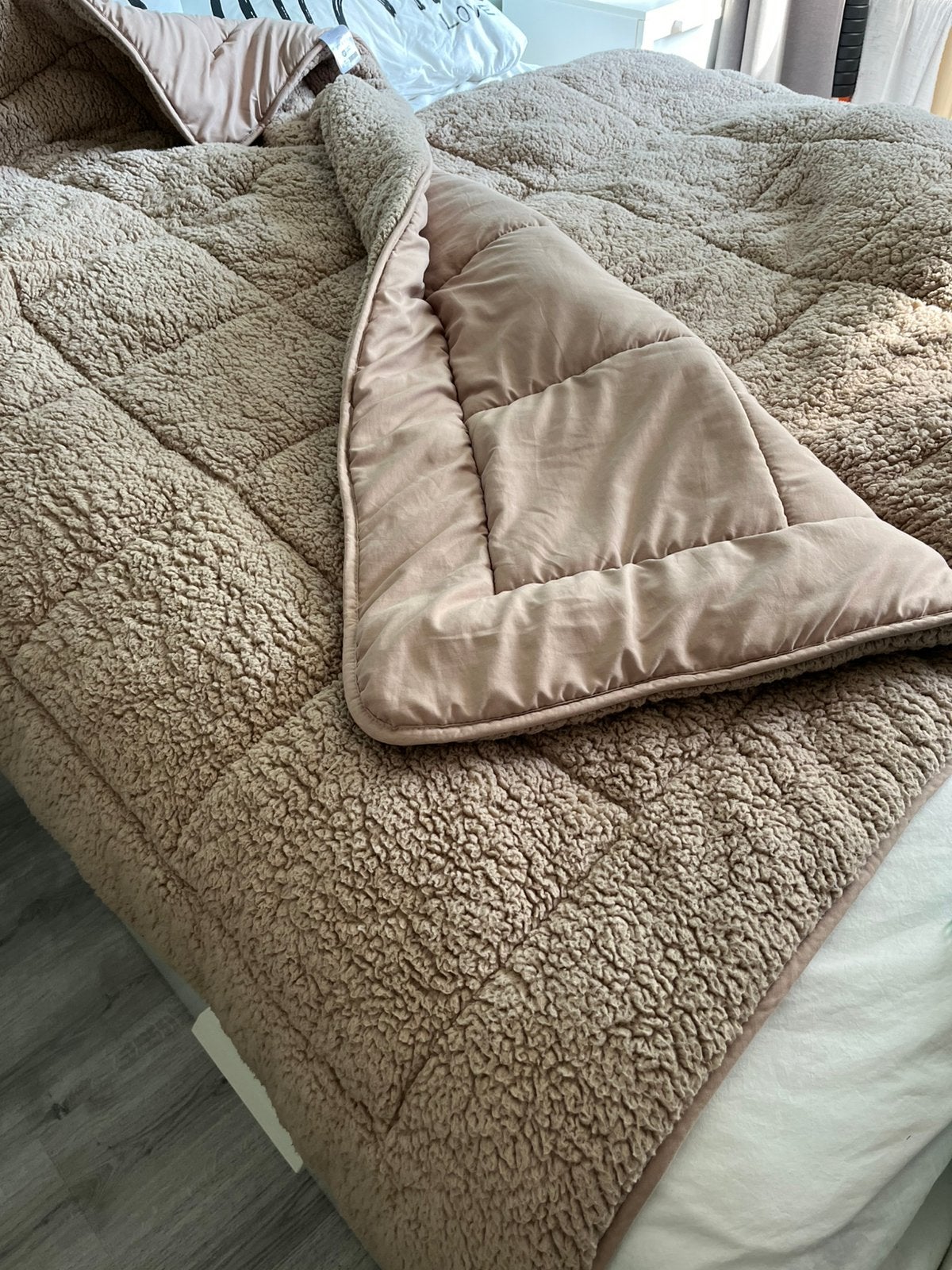 Teddy Dekbed zonder overtrek., Wit, Dekbedovertrek, Tweepersoons, Ophalen of Verzenden
