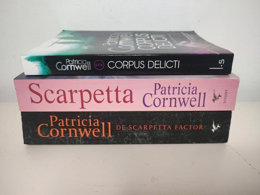Patricia Cornwell 3x in goede staat samen voor 10 euro, Ophalen of Verzenden, Zo goed als nieuw, Patricia Cornwell