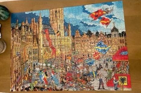 Ravensburger Legpuzzel Brussel 1000 stukjes, Ophalen of Verzenden, 500 t/m 1500 stukjes, Gebruikt, Legpuzzel