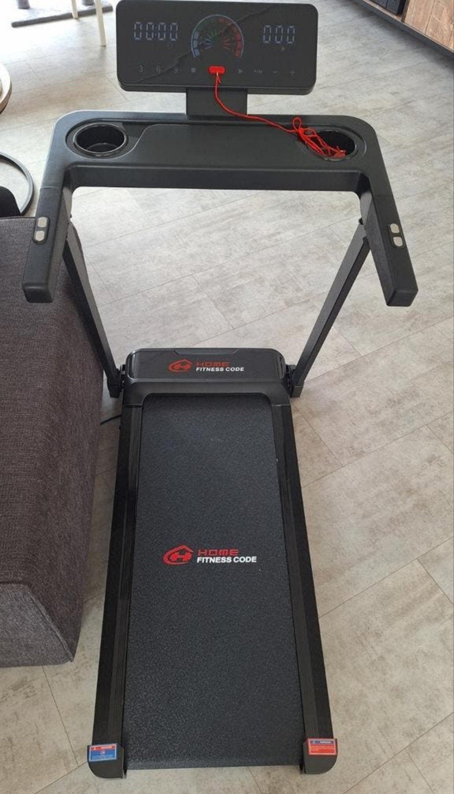 Home Fitness Code Loopband - Zo goed als nieuw in garantie!, Ophalen, Zo goed als nieuw, Metaal, Loopband