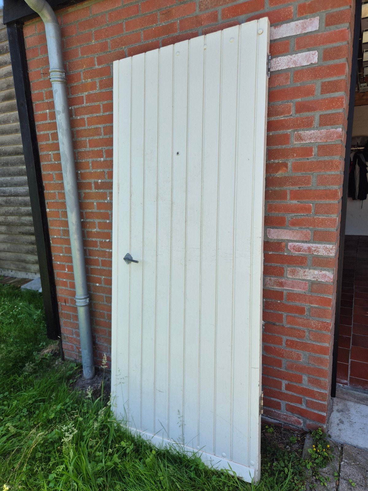 Tuindeur / Buitendeur voor hok 204x83x4,1 cm, Ophalen, Gebruikt, Buitendeur, 200 tot 215 cm