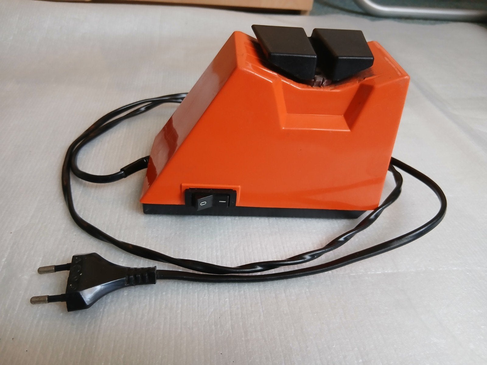 Vintage messenslijper, Ophalen