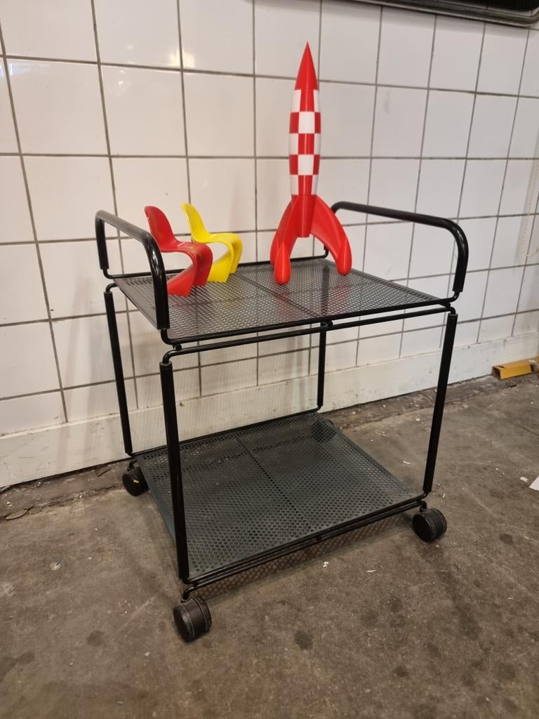 Vintage ikea trolley Niels Gammelgaard jaren 80, Gebruikt, ,, Ophalen of Verzenden, ,